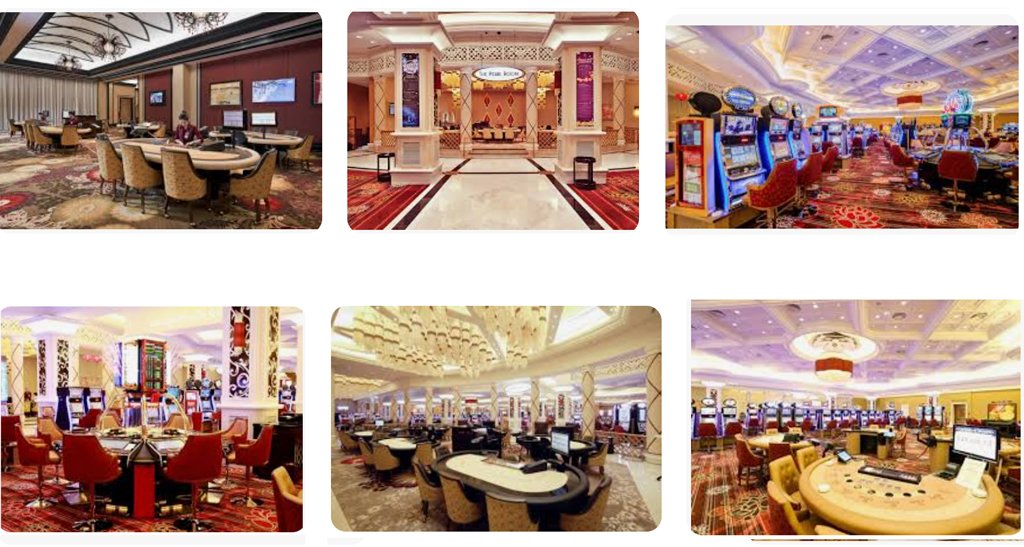 Các phòng chơi The Grand Casino Hồ Tràm