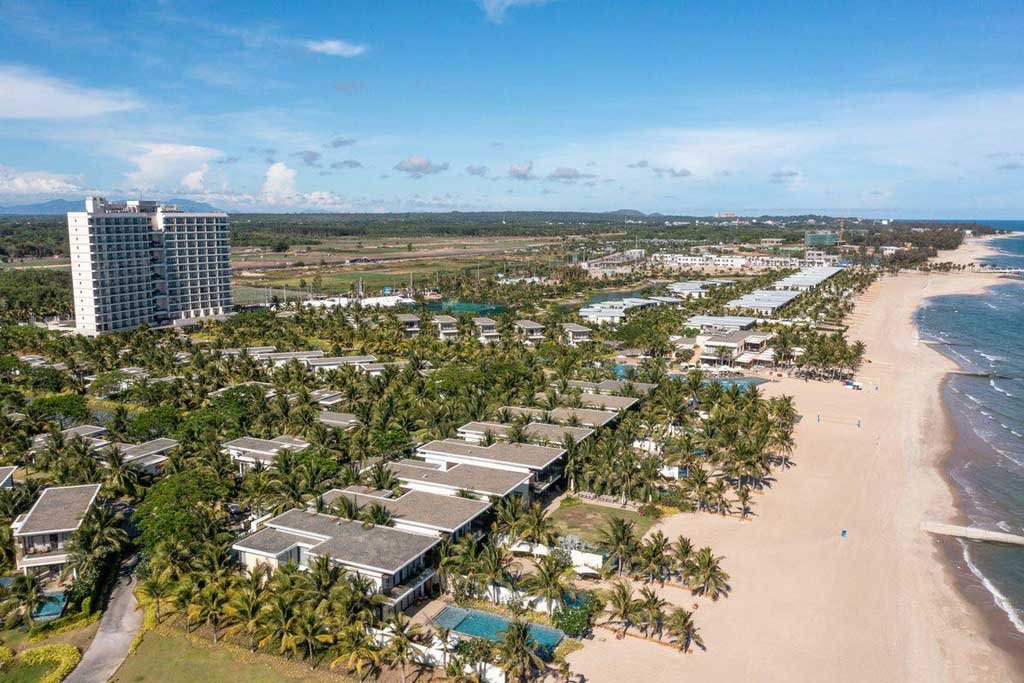 Hình chụp thực tế khu nghỉ dưỡng Melia Hồ Tràm