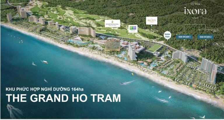 Toàn cảnh khu phức hợp nghỉ dưỡng The Grand Ho Tram Strip