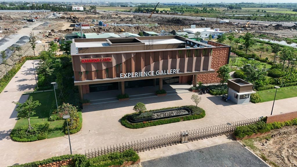 Nhà mẫu Springville Nhơn Trạch được đặt ngay tại địa chỉ dự án