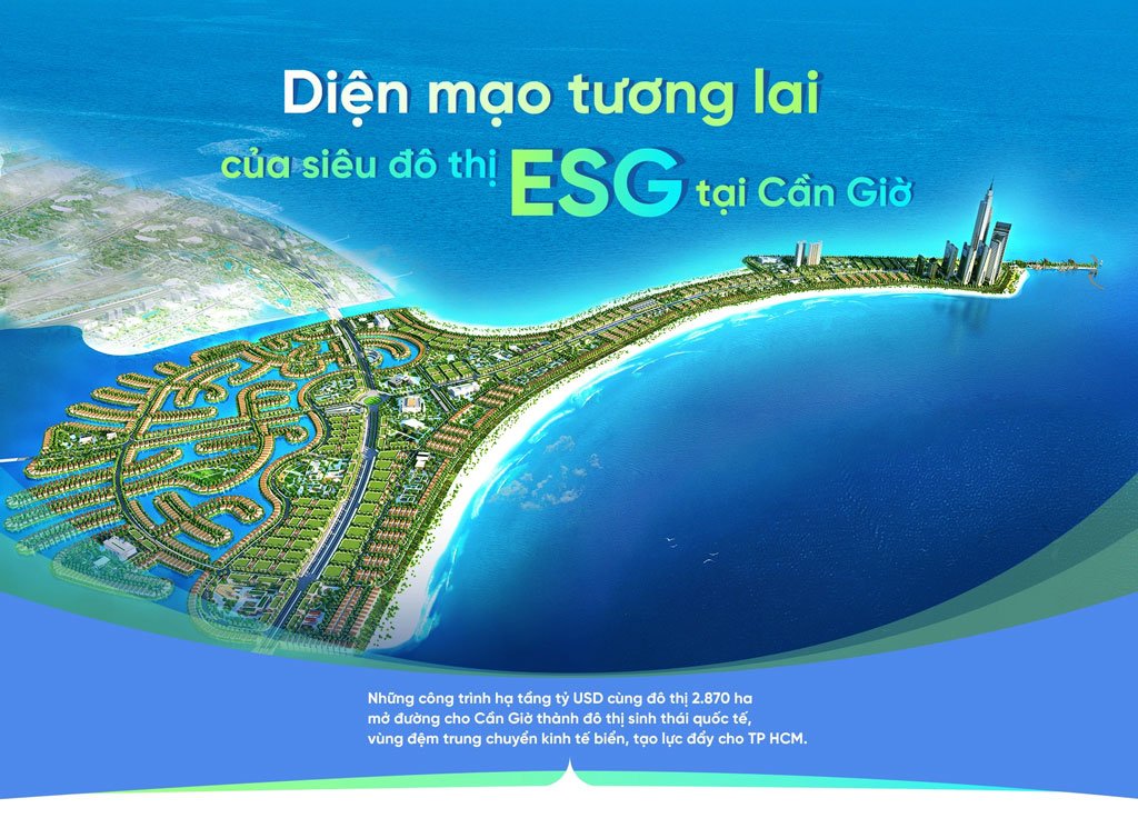 Siêu đô thị ESG Cần Giờ có tên gọi là Vinhomes Green Paradise hay Vinhomes Cần Giờ