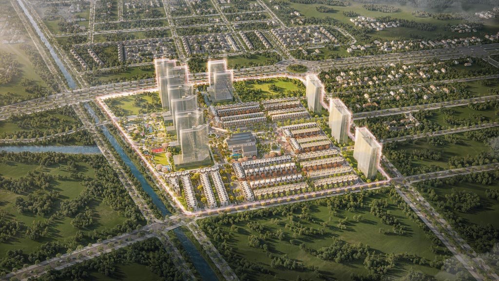 Hình phối cảnh dự án Springville Nhơn Trạch