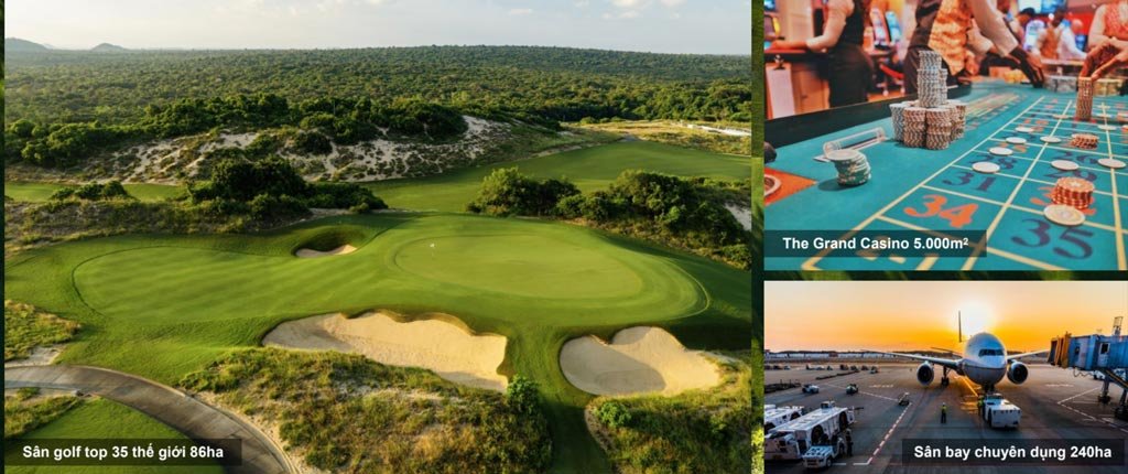 Thể thao và sân golf tại The Grand ho Tram Strip