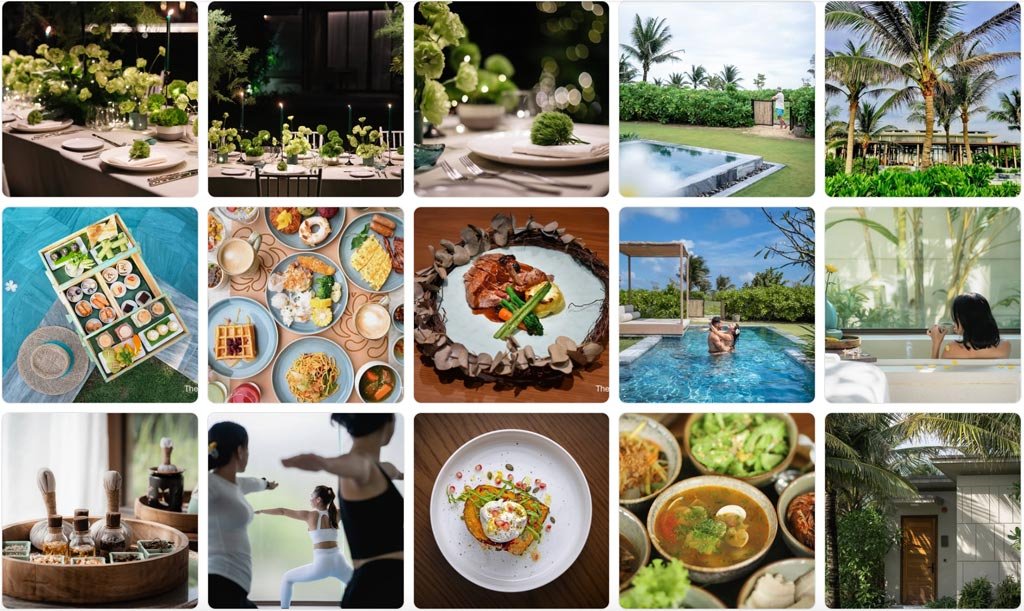 1 vài hình ảnh về các loại hình dịch vụ và tiện ích tại Maia Resort Quy Nhơn