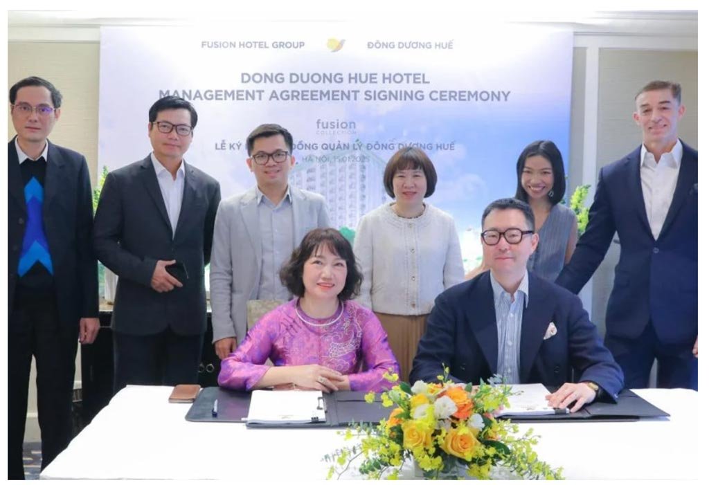 Hình ảnh ngày ký kết Fusion tiếp quản Khách sạn Đông Dương Huế