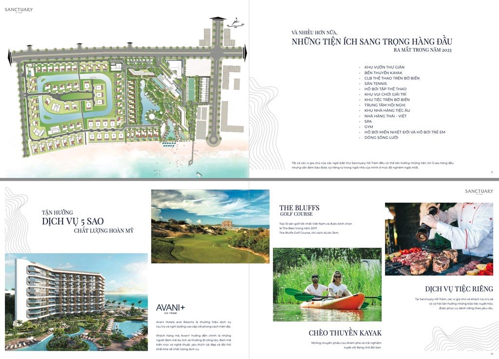 Cùng trải nghiệm và tận hưởng tiện ích 5 sao hàng đầu tại Sanctuary Hồ Tràm