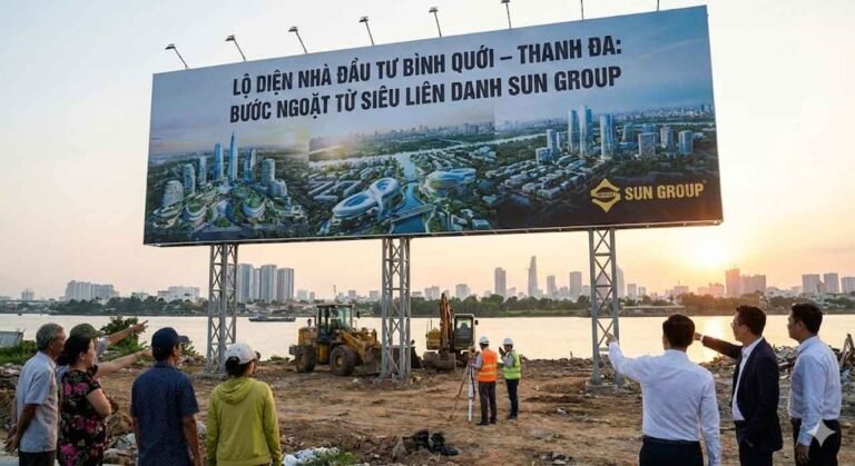 Sun Group được lựa chọn là Nhà đầu tư dự án khu đô thị Bình Quới - Thanh Đa