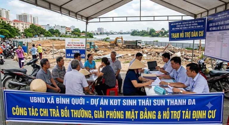 Bồi thường giải phóng mặt bằng Sun Thanh Đa