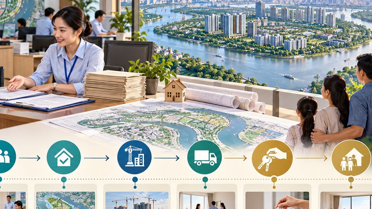 Người dân đối chiếu hồ sơ bồi thường và tái định cư Thanh Đa